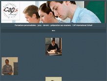 Tablet Screenshot of capinternationalschool.com